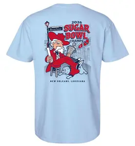Ole Miss Sugar Bowl Champions Comfort Colors® Heavy Cotton Unisex T-Shirt - Soft, Classic Fit Graphic Tee for Everyday Casual Wear and Street Style Fans