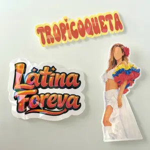 Tropi Latina Holographic Stickers - 3 Sticker set