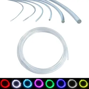 5mm*5m PMMA Plastic Side Glow Cable for Car Home Use Fiber Optic Light