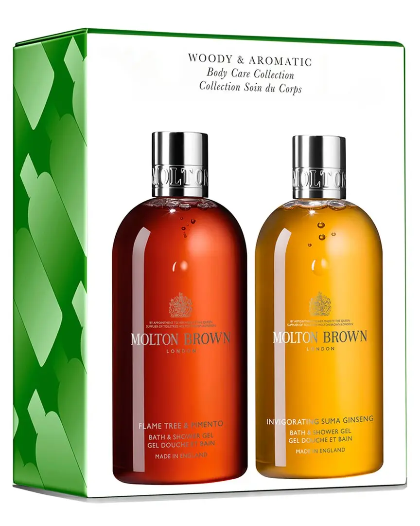 Molton Brown London Unisex 2 x 10oz Woody & Aromatic Body Care Collection