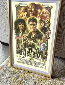 The Last Dragon Movie Poster, The Last Dragon 1985 Classic Vintage Movie Poster, Classic Movie
