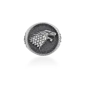 Game Of Thrones Stark Wolf Claw Ring