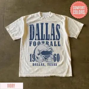Dallas Football Vintage T-Shirt, Dallas Football Shirt, Cowboy T-Shirt, Dallas Shirt, Football Shirt, Dallas Fans FSM1, Graphic Tee Top Menswear Streetwear