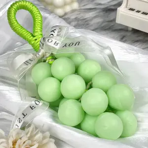Paul Frank Grape Soap on a Rope – Handmade DIY Decorative Grape Soap, Natural and Gentle Moisturizing and CleansingLong-Lasting Fresh Scent Perfect for Home Décor and BathroomAesthetic & Creative Christmas Gift Choice Body Care Daily