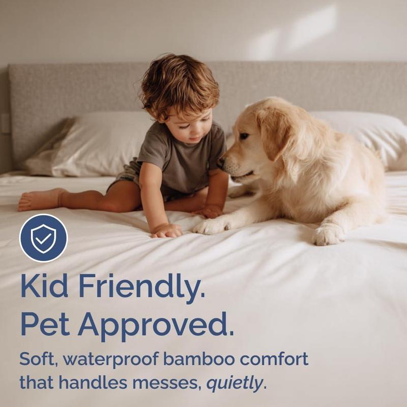 Premium Waterproof Bamboo Mattress Cover