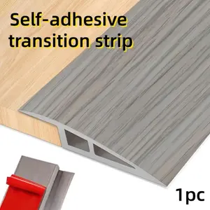 Height 20Mm~23Mm Self-Adhesive Threshold Ramp Carpet Edges Strip, Door Edges Decorative Strip, Self-Adhesive Pvc Threshold Protector, Suitable For Carpet, Flooring, And Tile Door Threshold Ramps