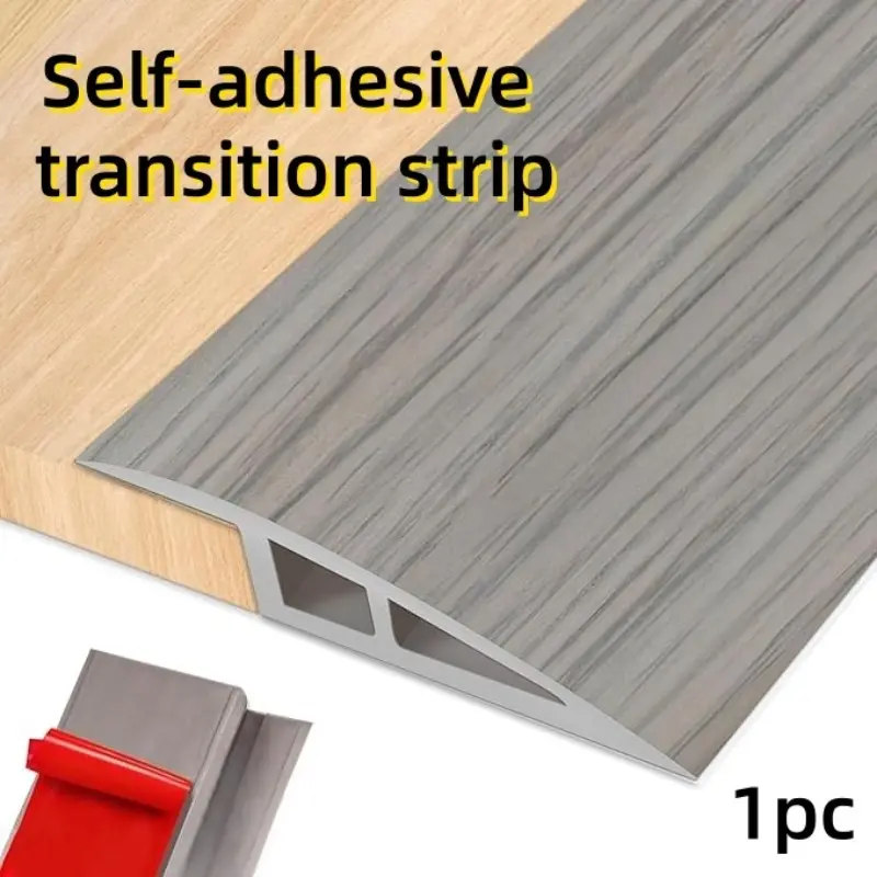 Height 20Mm~23Mm Self-Adhesive Threshold Ramp Carpet Edges Strip, Secure Fit, Transition Strip, Door Edges Decorative Strip, Self-Adhesive Pvc Threshold Protector, Easy Installation, Decoration, Suitable For Carpet, Flooring, Floor Trim
