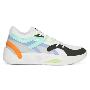 PUMA Mens Trc Blaze Court Basketball Sneakers Shoes - White