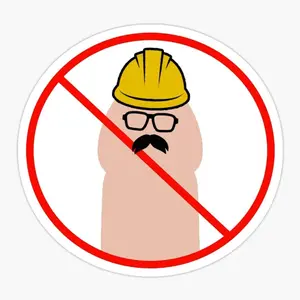 Don’t be a dick boss Sticker 80L