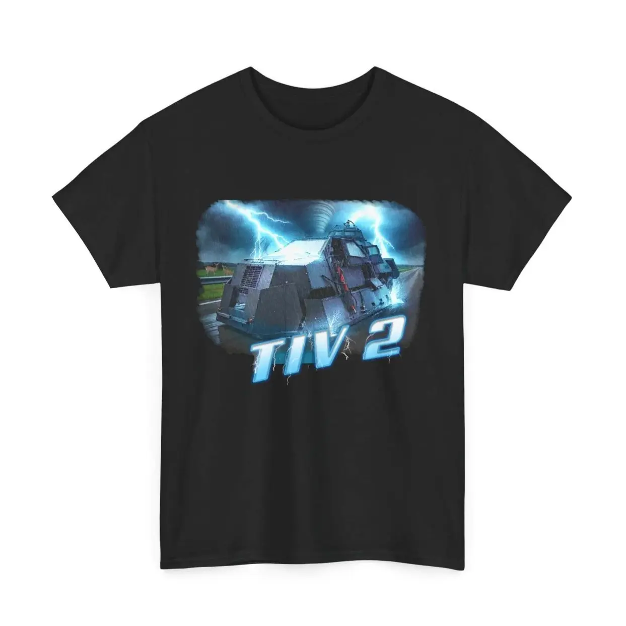 TIV 2 Tornado Intercept Vehicle - Storm Chaser Shirt - Unisex Heavy Cotton Tee - Unofficial Fan Design Casual Fabric UDL