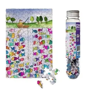 Gone Fishing Micro Puzzle Mini Jigsaw Stocking Stuffer Fun Fish Great gift for men dad son