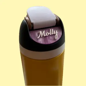 Personalized Owala FreeSip Name Plate Topper Accessory + Customizable + The Perfect Bottle Identifier + Lots of Colors To Choose From