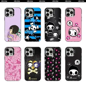 Japan T-Tokidokis Phone Case For iPhone 17 Pro Max Air,16,15,14,13,12,11,17e,SE,MAX & Samsung Galaxy S26 S25 S24 S23 S22 S21 Ultra  Plus FE White Matte Shockproof Cover