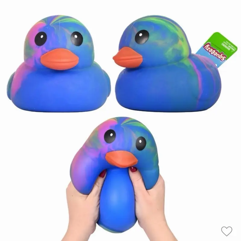 Jumbo Squeezy Ducks Tie Dye Edition Sensory Toys