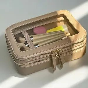 Clear Cosmetic Case - TSA Approved, Durable Design, Versatile Use, Ideal for Personal Care and Accessories