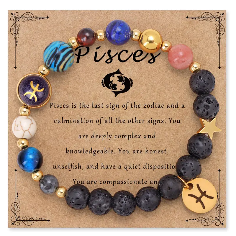 Pisces constellation bracelet