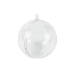 2 1/4" DIY Clear Christmas Ball Ornaments  - 12 Pc.