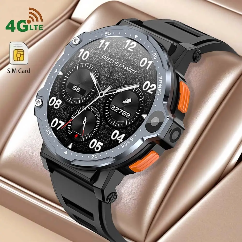 Android Smartwatch AMOLED 1.54inch with Dual Cameras GPS WiFi Call &Message Detachable Strap Independent UseSmart Watch Men And Women