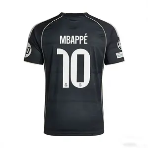 2526 Away Home Short Long sleeved jersey No. 10 Mbappé soccer Jersey