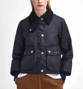 Barbour Cropped Beadnell Wax Jacket