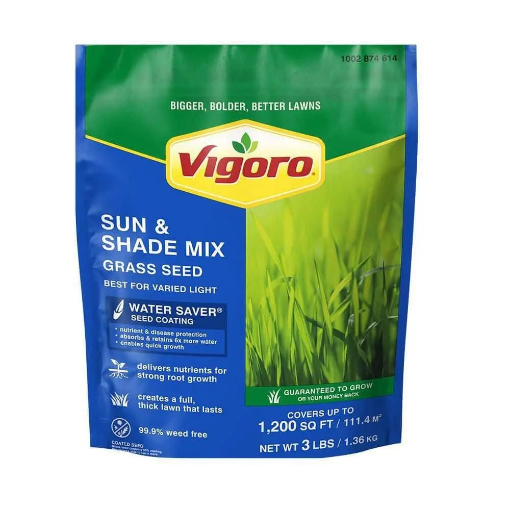3 lbs. Sun Shade Grass Seed Mix with Water Saver Seed Coating