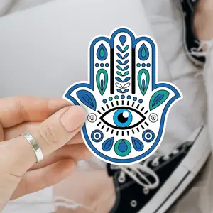 Turkish Evil Eye 3 inches Sticker, Waterproof Sticker for Laptop Water Bottle Book