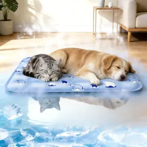 Pet Cooling Mat for Dogs & Cats - Cold Lock, Soft Comfortable Pad; Gothic Pet Tree House with Insulated Weatherproof Design, Pressure-Mounted Safety Gate, Coffin Bed