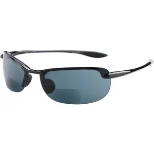 'The Raptor' Polarized Lightweight Sunglasses with Bifocal Reader for Men & Women - Unisex TR90 Frame, 100% UV Protection, Comfortable & Durable
