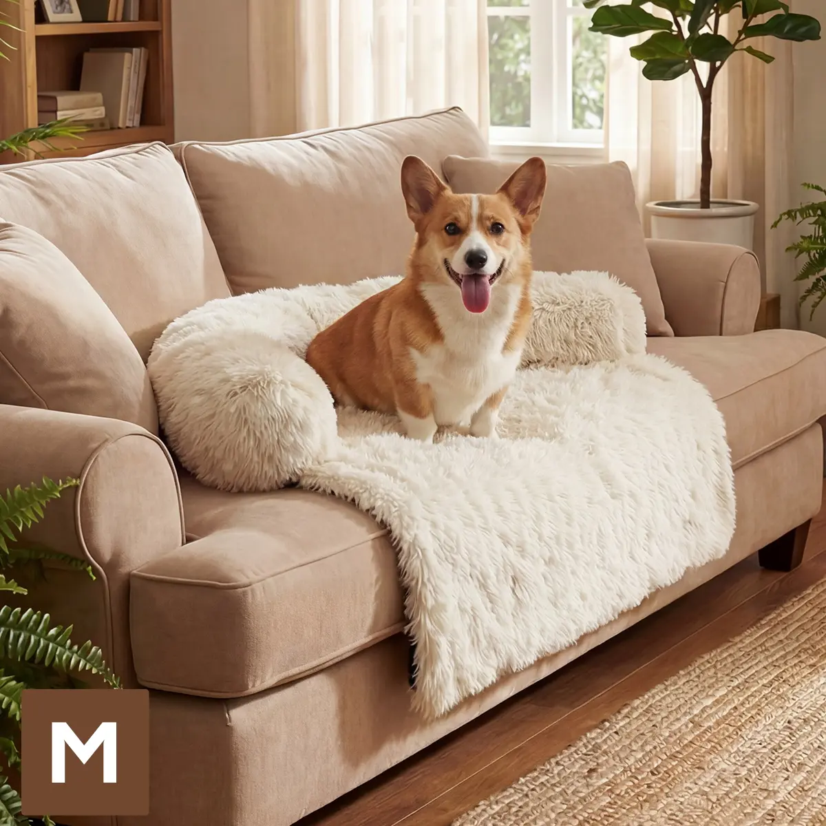 Pet Mat, Beige, M(41*37*6")