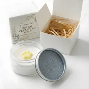 Makeup Brush Cleaner Kit with Silicone Cleaning Mat. Deep Clean Solution for all Makeup Tools, Sponges, Pads, Foundation & Blending Brushes.