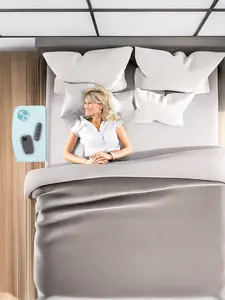 Bed Side Table - No Tools Required - Removable Silicone Top - Nightstand Table