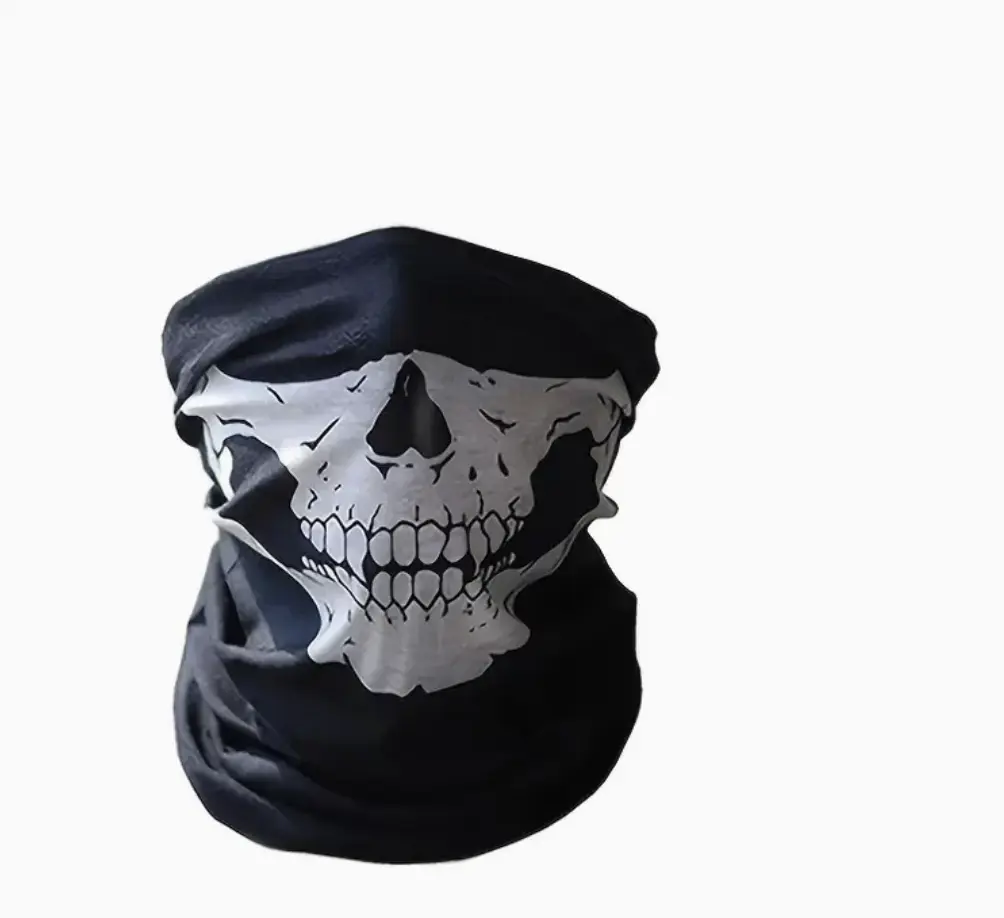 Skull Balaclava – Scary Skeleton Face Mask for Halloween, Cosplay & Outdoor Sports | Creepy Full Head Cover