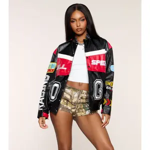 Off Duty Racer Faux Leather Jacket