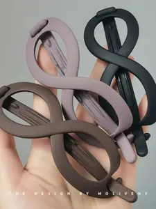 Simple Style Hair Clips, Boho Style Hair Accessories for Women & Girls, Minimalist Headwear Suitable for Thick Hair, Fashion Barrettes for Party, Daily Clothing Decor, Ponytail Claw Clip, Adjustable Clips, Flatclawclip, Hair Clip Set