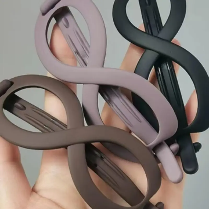 Simple Style Hair Clips, Boho Style Hair Accessories for Women & Girls, Minimalist Headwear Suitable for Thick Hair, Fashion Barrettes for Party, Daily Clothing Decor, Ponytail Claw Clip, Adjustable Clips, Flatclawclip, Hair Claws Set, Hairclips