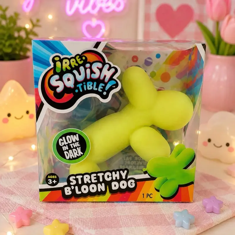 Stretchy balloon dog squish