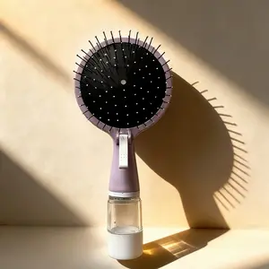Air Cushion Hair Care Comb with Water Spray, Anti-Static Hair Brush for Detangling & Scalp Massage, Portable Salon-Style Styling Comb
