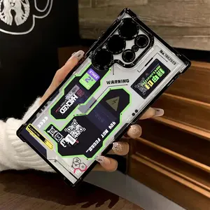 Creative Hacker Mech Cellphone Casing - Smartphone Accessory with Soft Back Cover, Drop-Resistant, Compatible with Samsung Galaxy S26, S25, S24, S23, S22, S21 FE Ultra Plus 4G/5G Handheld Device Cases