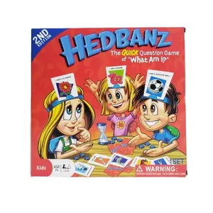 HeadBanz Game 2nd Edition the Quick Question Game What Am I, Game for All Ages, Great Game for Kids and Adults, Engaging Game, Party Game Interaction