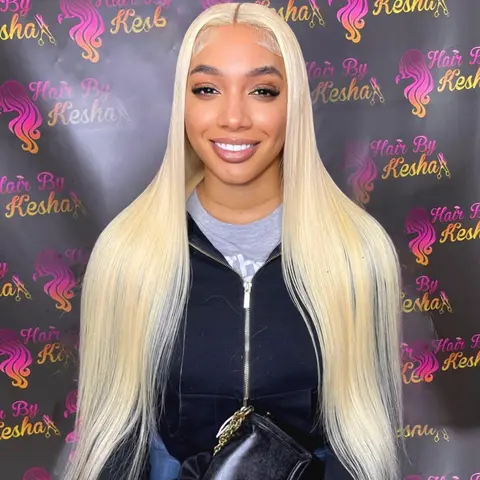 [NEW IN] Hot Star 40-Inch 613 Blonde Straight and Body Wave 13x6 Lace Front Wig Human Hair HD Transparent Lace Frontal Wig for Women Pre Plucked with Baby Hair