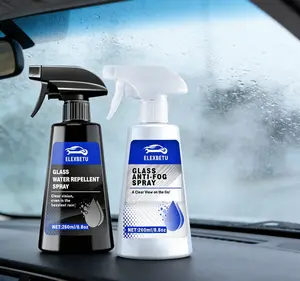 2-Pack Anti-Fog & Water Repellent Wiper Kit - Long-Lasting Interior Defogger & Exterior Rain Repellent with Microfiber Cloths - Safe for Windshield & Mirrors