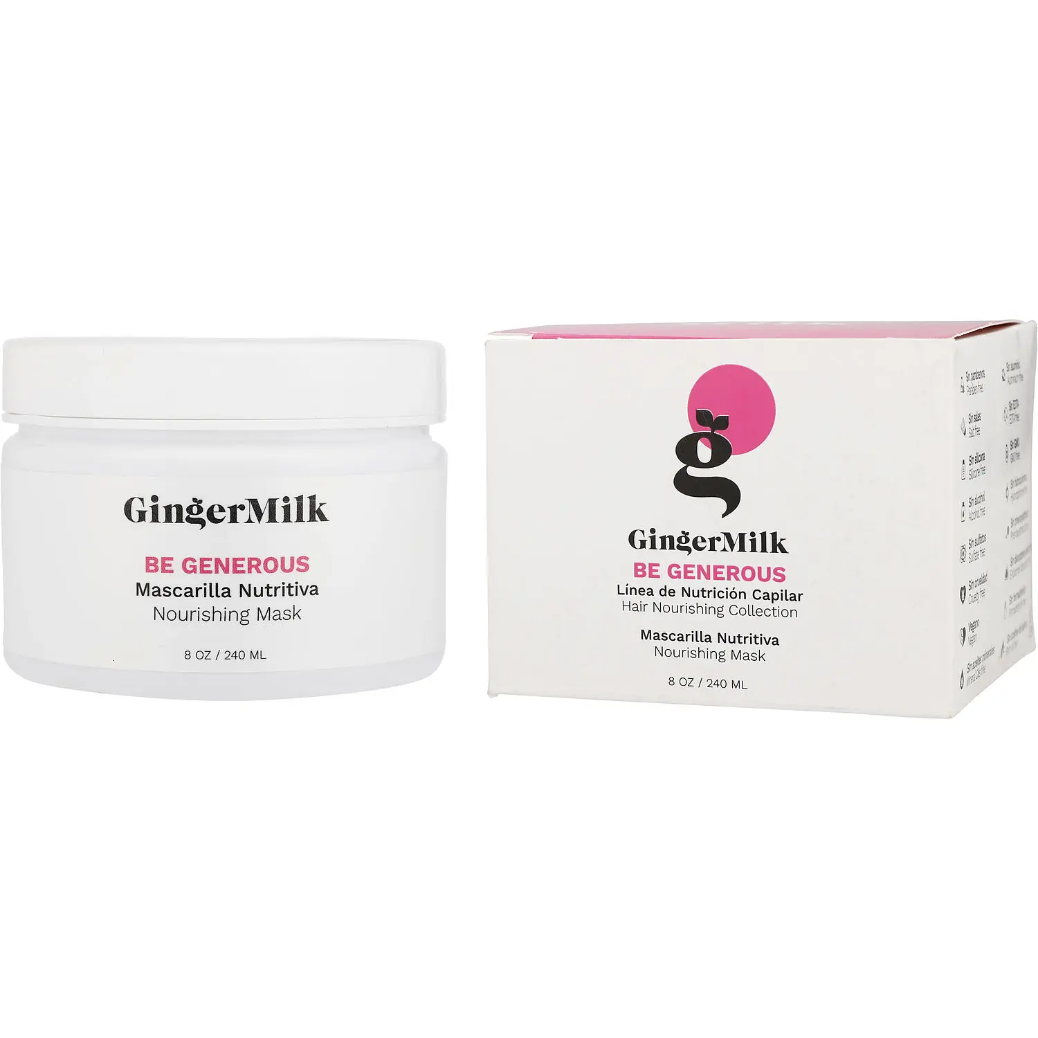 Ginger Milk By Ginger Milk Be Generous Nourishing Mask For Women