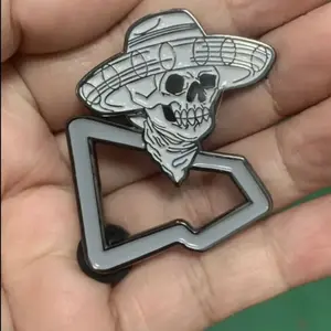 Frame Emblem Cap - PIN - Calavera w/ Sombrero