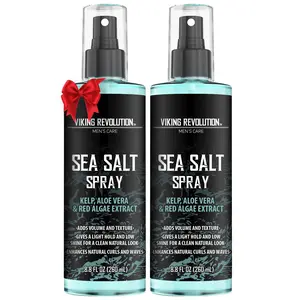 Viking Revolution - Sea Salt Hair Spray For Men - Texture Setting Spray with Aloe Vera