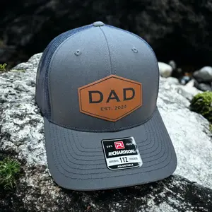 Dad Hat with Names, Personalized Name Hat, Father's Day Gift, Grandpa Hat, Uncle Gift, Dad Birthday Gift, Papa Hat, Gift for Him