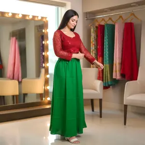 Handmade saree Petticoat Indian Inskirt