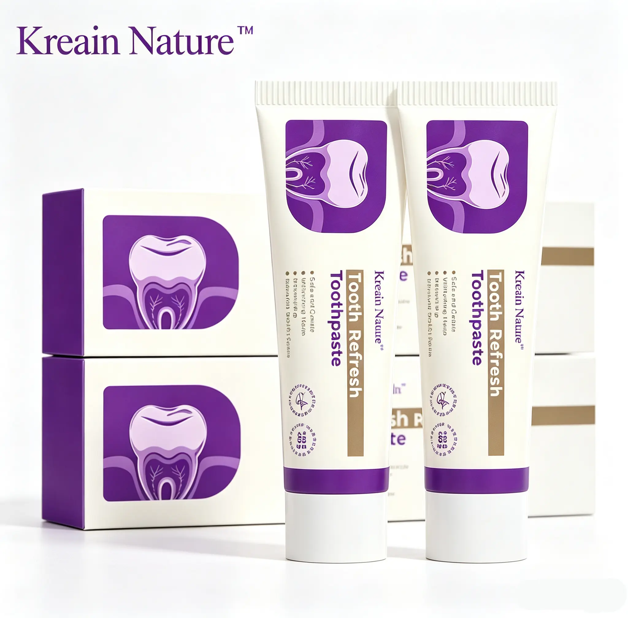 【BUY1 GET 1 FREE】Kreain Nature Oral Care Toothpaste: All-day fresh breath, prevents tooth loss, natural ingredients, gentle care, cavity-fighting toothpaste Oral Care Product, gentle daily dental care