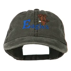 Blue Eagles Embroidered Washed Cap