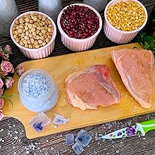 Ancient Blue Salt – Rare Mineral Treasure | High Potassium, Low Sodium, Pure & Unprocessed | Gourmet-Grade by Richure 100g (3.52 oz)