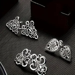 3pcs Vintage Sweater Clip Set for Women Elegant Cardigan & Dress Clasp Scarf Fasteners Shawl Pins Collar Clips for Dresses Knitwear Accessories Silvery Tone Metal Brooches Unique Gift